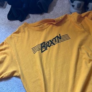 Brixton Size L Mens Shortsleeve Logo Tee